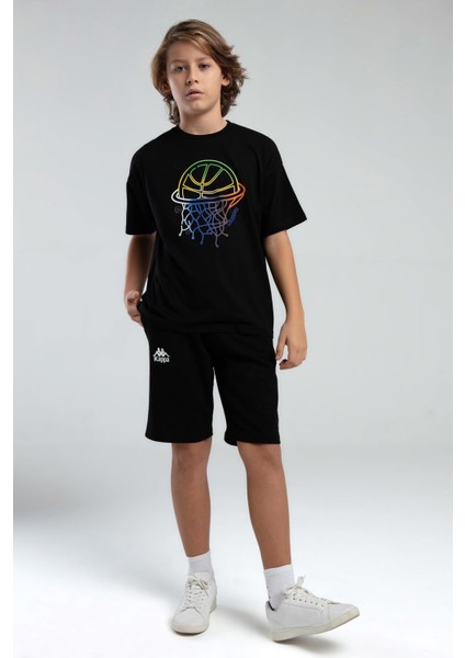 Logo Jos Erkek Çocuk Siyah Regular Fit Tişört indirimleri