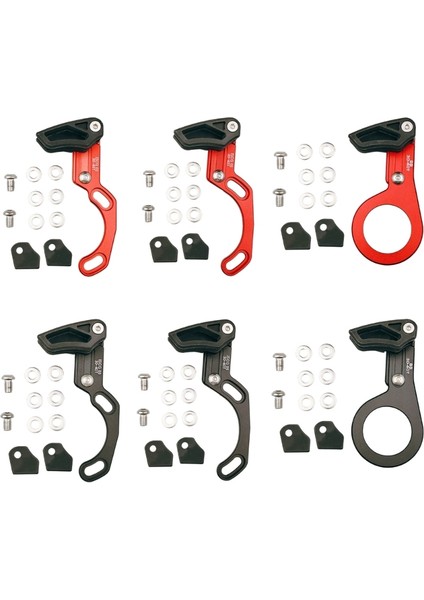 Kırmızı 03 Stili Mtb 1x Sistem Iscg 03 Iscg 05 Bb-Ekseni Post Montajlı Işlenmiş Anodize Tek Plaka Mtb Bisiklet Zincir Kılavuzu (Yurt Dışından)