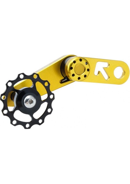 Altın Tarzı Katlanır Bisikletler Için Alüminyum Alaşım Tek Hız Zincir Gerdirici Paslanmaz Çelik Yaylı Bisiklet Arka Aktarıcı Zincir Kılavuzu (Yurt Dışından) fiyatları