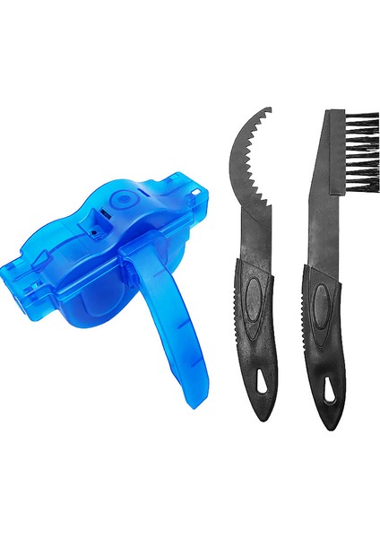 Fırça ve Scrubber Stili Taşınabilir Bisiklet Zincir Temizleyici Bisiklet Temizleme Makinesi Fırçaları Temizleyici Yıkama Aracı Dağ Bisikleti Temizleme Aksesuarları (Yurt Dışından)