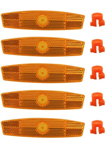 2 Adet Sarı Tarzı Bisiklet Tekerlek Jant Yansıtıcı Lamba Montaj Vintage Klipsli Tüp Yansıtıcı (Yurt Dışından) fiyatları