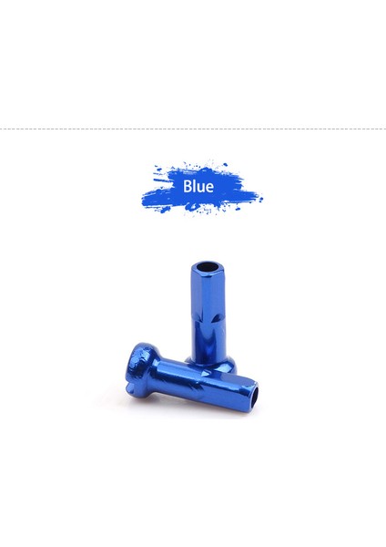 Yj-Gub Ft-Mavi Tarzı Dağ Bisikleti Için Çok Renkli Alüminyum Alaşım Anodize Bisiklet Tekerlek Konuş Başlıkları Tekerlek Konuş Başlıkları (Yurt Dışından)