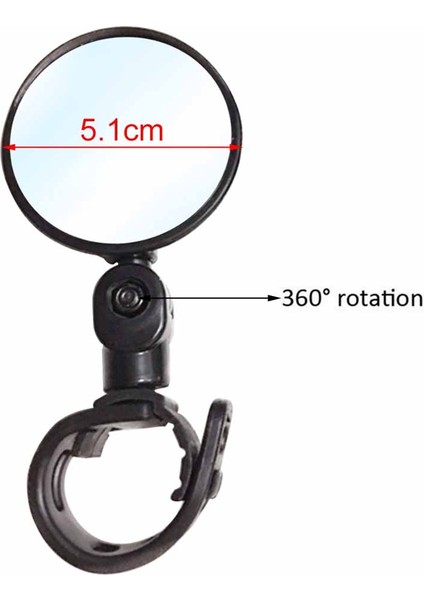 8cm Tarzı Mijia S M365 Pro 2 Elektrikli Scooter Için Arka Görüş Aynası - Qicycle Bisiklet Için Arka Ayna Arka Görüş Merceği (Yurt Dışından)
