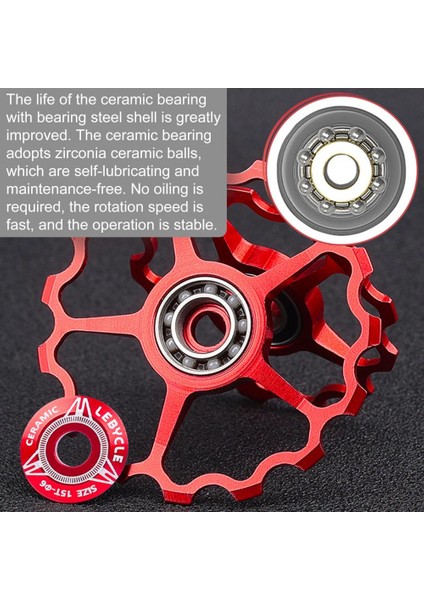 Siyah 13 Tarzı Yol Bisikleti Için Deforme Olmayan 4 Renk Profesyonel Bisiklet Makaralı Tekerlek (Yurt Dışından) fırsatları