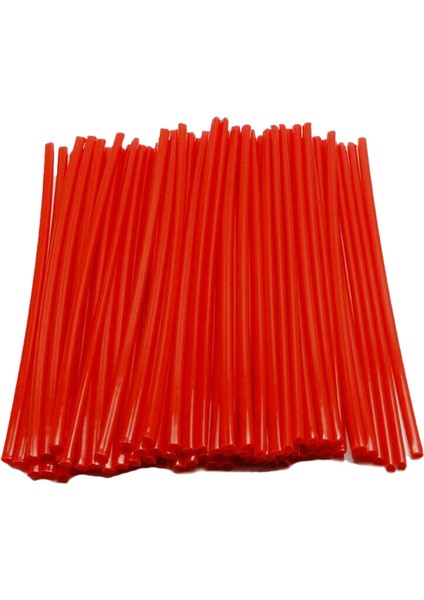Kırmızı Stil Bisiklet Tekerlek Konuş Kaplamaları Kapak Motosiklet Lastik Konuş Plastik Kolluk Bisiklet Süsleme (Yurt Dışından)