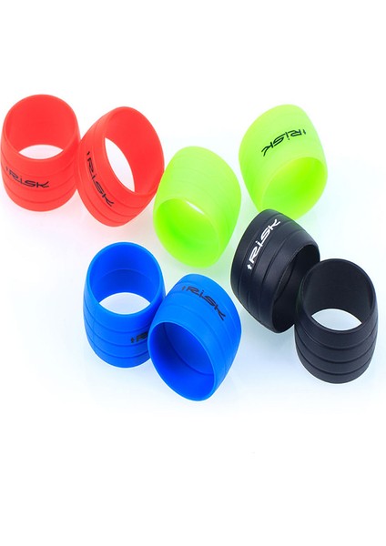 Yeşil Stil Bisiklet Direksiyon Bandı Sarma Sabitleme Yüzük Kılıfı Silikon Su Geçirmez Aşınmaya Dayanıklı Kayış Halkaları B2CSHOP (Yurt Dışından) fırsatları