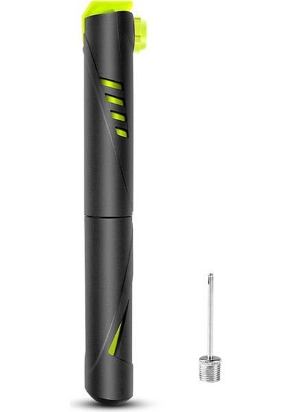 Yeşil Stil Bisiklet Mini Pompa Teleskopik Hafif Su Geçirmez Dağ Bisikleti Lastik Inişli Basketbol Hava Pompası Bisiklet Pompası (Yurt Dışından)