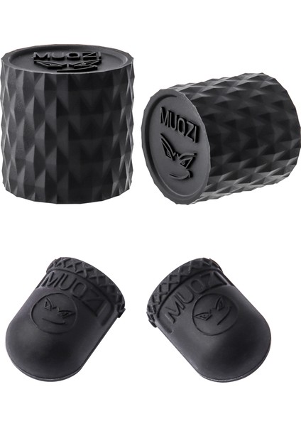 Siyah Stili Ayarla Muqzı Direksiyon Bandı Koruyucu Kapak Yol Bisikleti Fren Kolu Vites Kolu Koruyucu Halka Çift Kontrol Kolu Anti-Çizik Sabit (Yurt Dışından)