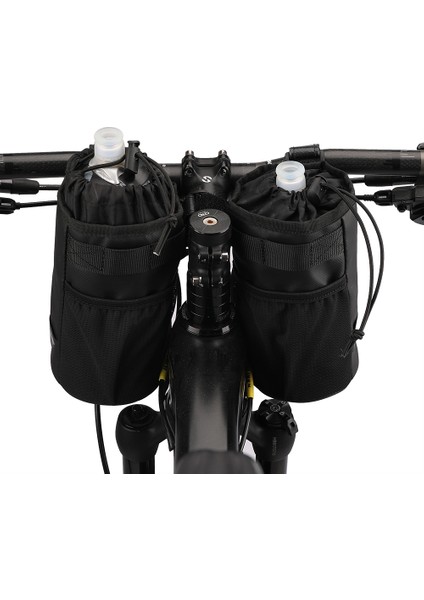 RK9100-SIYAH(1 Adet) Stili Rhinowalk Bisiklet Gidon Çantası Su Şişesi Bisiklet Çantası Atıştırmalık Saklama Bisiklet Seyahati Işe Gidiş Dönüş Izole Kettle Kılıfı (Yurt Dışından) indirimleri