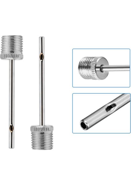 5 Pcs Stili Futbol Basketbol ​​futbol Voleybol Için Top Şişirme Pompası Iğnesi Çelik Pompa Pini (Yurt Dışından)
