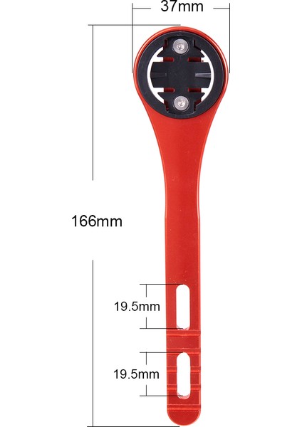 Kırmızı Stil Ztto Yol Bisikleti Hız ​​ölçer Bilgisayar Direksiyon Ön Montajı Bisiklet Garmin Cateye Gopro Action Kamera Işık Tutucu Için Bisiklet Sürme (Yurt Dışından)