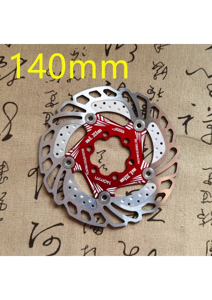 140MM Kırmızı Stil Mtb Yol Bisikleti Için Yeni Bisiklet Fren Soğutma Diski Yüzen Buz Rotoru, RT99 RT86'A Karşı Soğutma Rotoru (Yurt Dışından)
