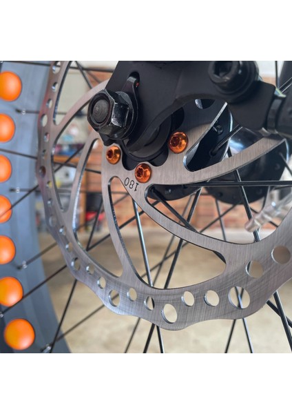 Mor Tarzı Bolany Bisiklet Fren Vida Renkli Rotor Vida Çelik M5*g Mtb Bisiklet Bisiklet Sabitleme Aksesuarları Için (Yurt Dışından)