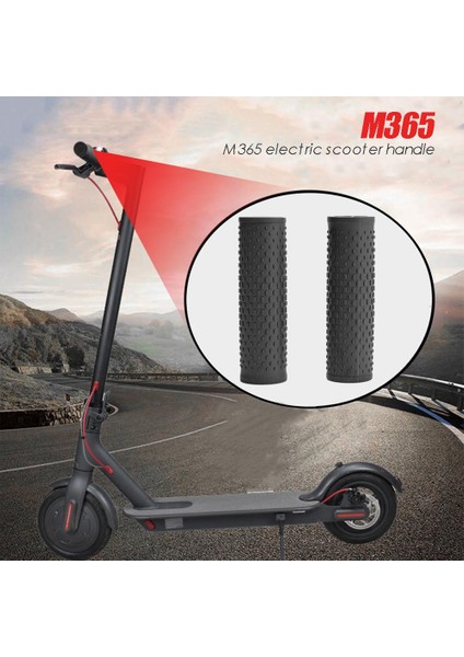 B Tarzı M365 Pro Için Elektrikli Scooter Kolu Koruyucu Kılıf Kaymaz Kauçuk Kaykay Tutacak Kapak Bisiklet Aksesuarları (Yurt Dışından)