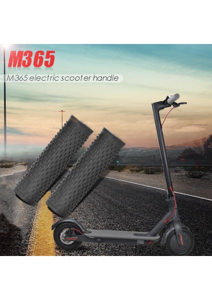 B Tarzı M365 Pro Için Elektrikli Scooter Kolu Koruyucu Kılıf Kaymaz Kauçuk Kaykay Tutacak Kapak Bisiklet Aksesuarları (Yurt Dışından)