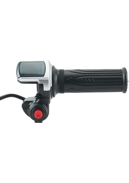 36V Tarzı Elektrikli Bisiklet Scooter Hız Kavrama LCD Ekran Anahtar ile Şalterli Ebike Twist Gaz Kolu Accelerator Direksiyonu Kavrama (Yurt Dışından)