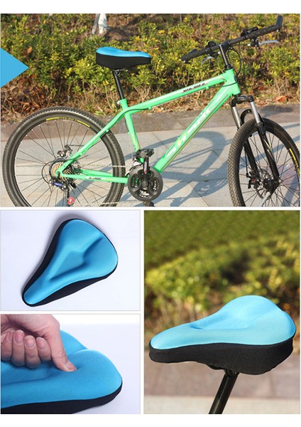 B Tarzı Silika Jel Bisiklet Parçaları Bisiklet Koltuk Matı Bisiklet Koltuk Rahat Yastık Yumuşak Koltuk Kılıfı Bisiklet Yumuşak Koltuk Kılıfı (Yurt Dışından) modelleri