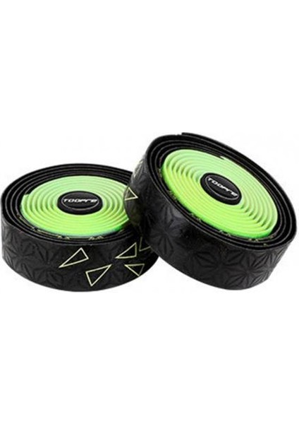 Yeşil Siyah Tarzı Chrysanthemum Desenli Bisiklet Direksiyon Tutma Bandı - Dayanıklı ve Güvenilir Ter Emici Bisiklet Direksiyon Tutma Bandı (Yurt Dışından)