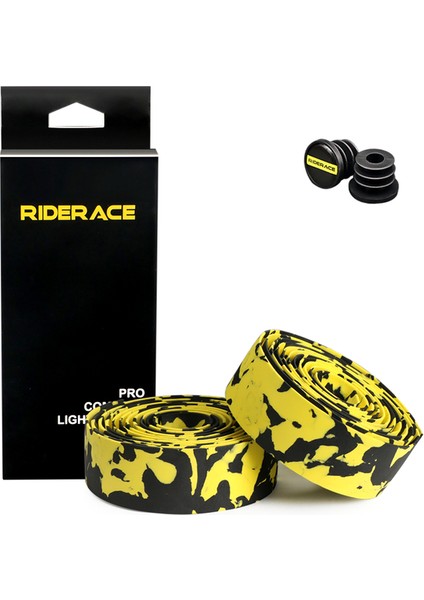 Sarı Siyah Tarzı Bisiklet Direksiyon Bandı Eva Yumuşak Tutacaklar Bisiklet Sünger Tutma Kayışı Sürme Kaymaz Direksiyon Bandı Wrap Yol Bisikleti Kamuflaj (Yurt Dışından)