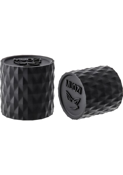 Büyük Siyah Tarzı Muqzı Direksiyon Bandı Koruyucu Kılıf Yol Bisikleti Fren Kolu Vites Kolu Koruyucu Halka Çift Kontrol Kolu Anti-Çizik Sabit (Yurt Dışından)