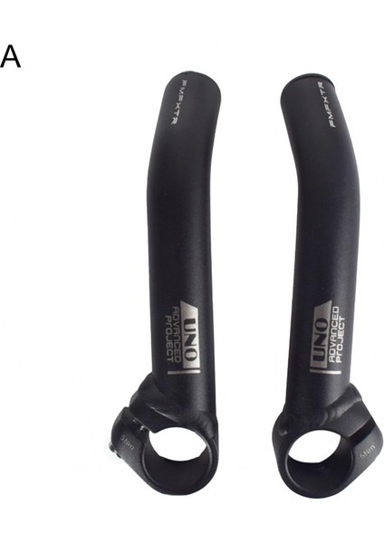 Siyahbir Stil 1 Çift Dayanıklı Tornavida Direksiyonu Yüksek Sertlik Anti-Çizik Ince Işçilik Bisiklet Dinlenme Boynuzları Direksiyonu (Yurt Dışından)