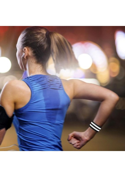 Turuncu Tarzı Yüksek Görünürlük Yansıtıcı Bileklikler Koşu Için Uygun Kol, Bilek, Ayak Bileği Için Yansıtıcı Giysi Şeritleri (Yurt Dışından) modelleri