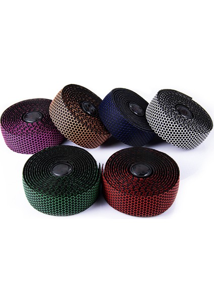 Drak Brown Stili Yol Bisikleti Anti-Kayma Silika Jel Eva Şok Emme Direksiyon Bandı Bisiklet Sapı Sarımı Uç Takma Aksesuarları (Yurt Dışından) fiyatları