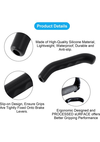 Sarı Tarzı 1 Çift Dağ Bisikleti Direksiyon Kavrama Sarımı Bisiklet Fren Kolu Kaymaz Silikon Kılıf Koruyucu Çıkarılabilir Direksiyon Kavrama Kılıfı (Yurt Dışından) indirimleri