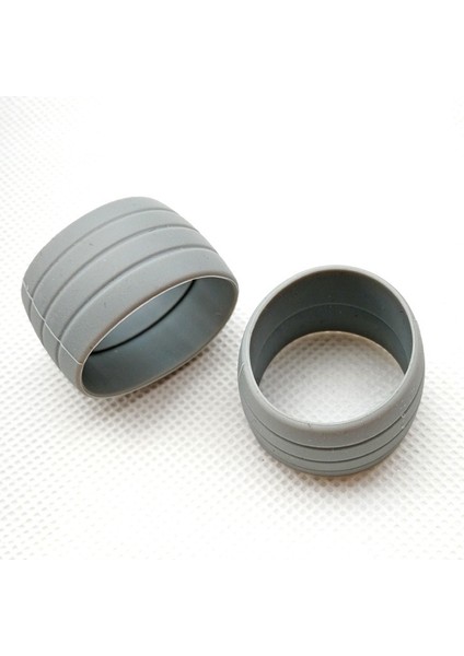 Gri Tarzı 1 Çift Bisiklet Silikon Esnek Kayış Sabitleme Yüzüğü Kaymayı Önleyici Fişler Su Geçirmez Dayanıklı Kayış Halkaları Yol Bisikleti Kolu Bandı Için (Yurt Dışından)