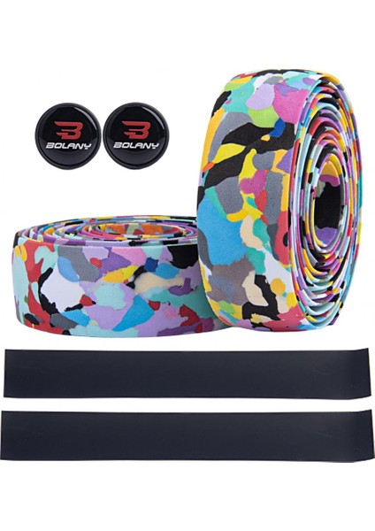 Kamuflaj Stili 1 Çift Dayanıklı Bisiklet Kavrama Bandı Kalınlaştırılmış Bisiklet Direksiyon Bandı Aşınmaya Dayanıklı Kaymaz Yüksek Mukavemetli Bisiklet Kavrama Bandı (Yurt Dışından)