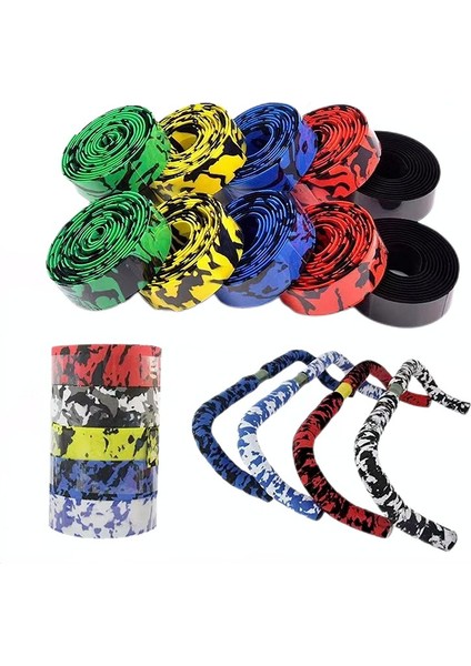 Kahve Karbon Tarzı Bisiklet Direksiyon Bandı Eva Gronge Bisiklet Tutma Bandı Bisiklet Kaymaz Tutma Direksiyon Bandı Yol Bisikleti Çoklu Kamuflaj (Yurt Dışından) modelleri