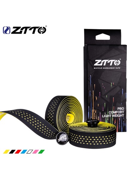 Pembe Tarzı Ztto Yol Bisikleti Direksiyon Bandı Yüksek Titreşim Emici Anti-Titreşim Eva Pu Direksiyon Bandı Renkli Sarma + 2 Direksiyon Takmağı (Yurt Dışından) fiyatları