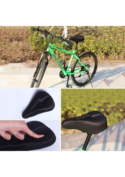 E Tarzı Silika Jel Bisiklet Parçaları Bisiklet Koltuk Matı Bisiklet Koltuk Rahat Yastık Yumuşak Koltuk Kılıfı Bisiklet Yumuşak Koltuk Kılıfı (Yurt Dışından) fırsatları
