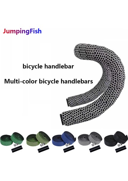 Siyah Stil Yol Bisikleti Kaymaz Silikon Jel Eva Şok Emici Direksiyon Bandı Su Geçirmez Bisiklet Sarma Uç Fiş ile Bisiklet Direksiyon Bandı (Yurt Dışından) indirimleri