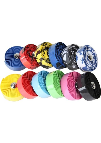 Sarı Stil Bisiklet Direksiyon Bandı Kamuflaj Motosiklet Direksiyon Kılıfı Yol Bisikleti Kolu Kemer Kauçuk Bandı Bartape Yol Bisikletleri Aksesuarları (Yurt Dışından) indirimleri