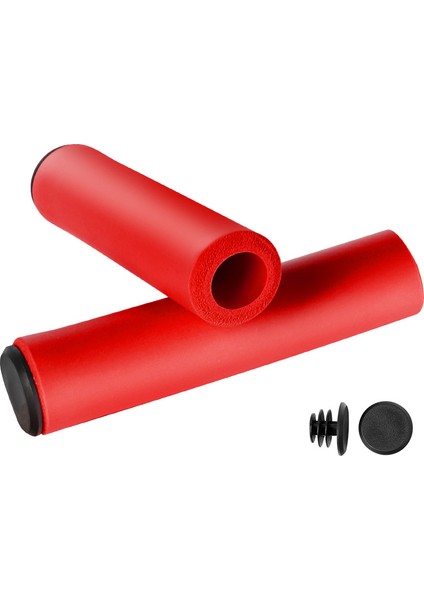 Kırmızı Stil 1 Çift Silikon Bisiklet Sürme Kavramaları Açık Hava Mtb Dağ Bisikleti Direksiyon Kavramaları Kapağı Kaymaz Güçlü Destek Kavramaları Bisiklet Parçası (Yurt Dışından)