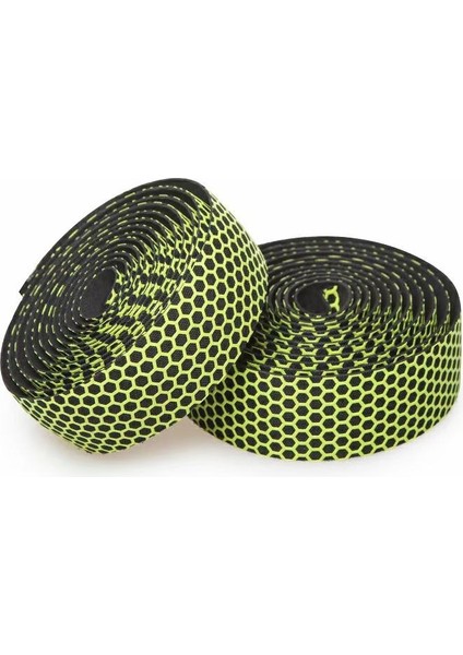 Renk 4 Stili 1 Çift Koyu Yeşil Renk Kaymaz Silika Direksiyon Bandı Yol Bisikleti Jel Eva Şok Emici Bisiklet Direksiyon Bandı (Yurt Dışından)