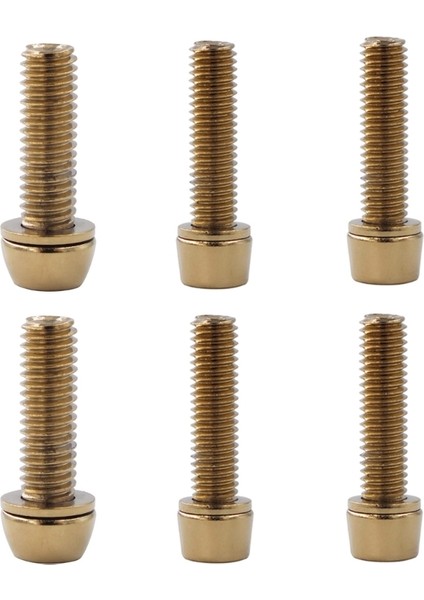 M6 Renkli Stil Titanium-Allen-Hex Konik Bisiklet Gidon Civatası Cıvata Vidaları ile Yıkama Için Bisiklet Gidon Civatası, Mtb Yol Için (Yurt Dışından)