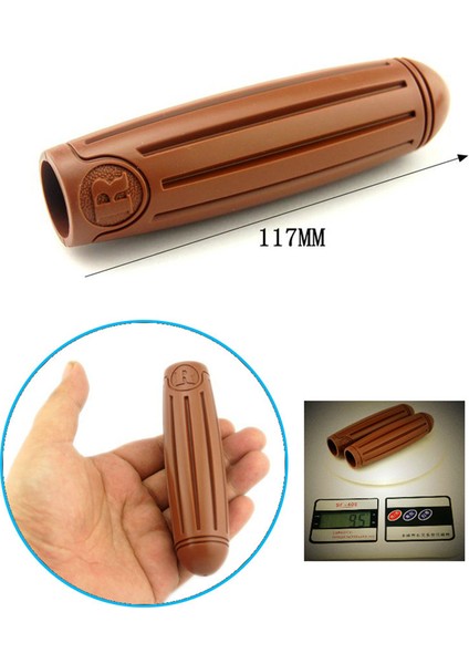 No.1 Stili Retro Bisiklet Tutacakları x Al Ogk Tutacak Bisiklet Direksiyon Kapak Rahat Eski Modeller Katlanır Kaymaz Kauçuk Tutma (Yurt Dışından) fırsatları