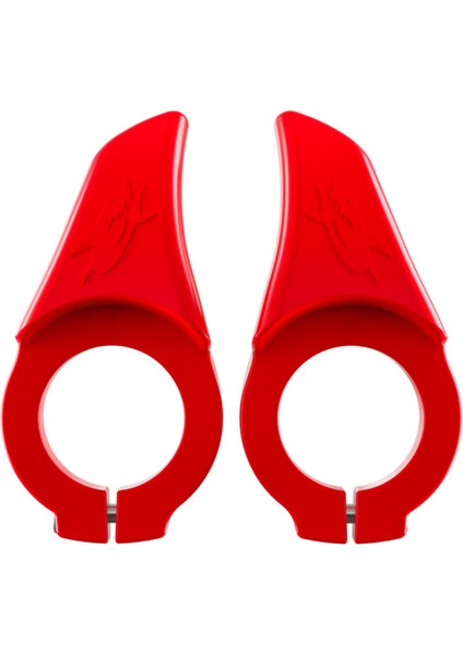 Kırmızı Stil 1 Çift Bisiklet Yardımcı Dinlenme Direksiyonu Kaymaz Hafif Bisiklet Dışı El Bisikleti Direksiyonu Bisiklet Aksesuarları (Yurt Dışından)