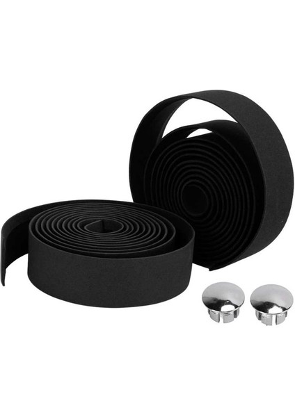 Siyah Stil 2 Adet Bisiklet Direksiyon Bandı Rahat Kaymaz Ter Geçirmez Bisiklet Direksiyon Bandı Yol Bisikletleri Bisiklet Direksiyon Sargısı Bant (Yurt Dışından)