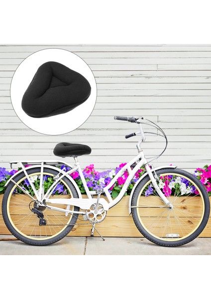 Derin Siyah Tarzı x Autohaux Bisiklet Sürme Konforu Bisiklet Koltuk Kılıfı Yastık Ped Yumuşak Sele Gri Pembe Siyah Mavi Dağ Bisikleti Yol Bisikleti Aksesuarları (Yurt Dışından)