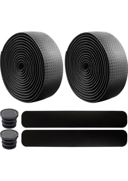 Siyah Stil 1 Çift Bisiklet Direksiyonu Pu Karbon Kayışlı Eva Kaymaz Şok Emici Kayış Hız Yol Bisiklet Aksesuarları Bicicletas (Yurt Dışından) fiyatları