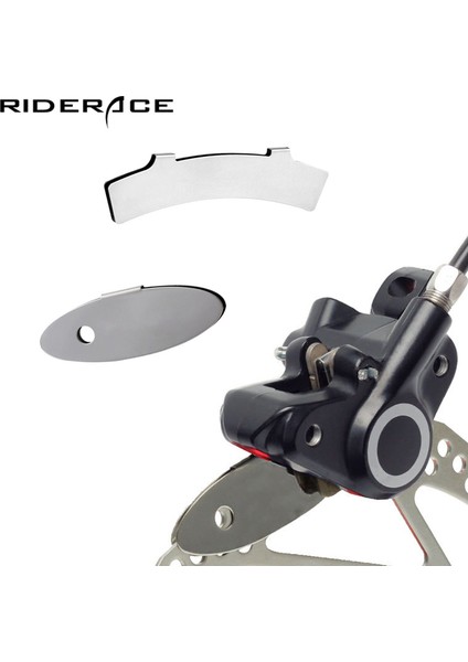 Bir Stil 2 Adet Bisiklet Disk Fren Balataları Paslanmaz Çelik Ayarlama Aracı Spacer Montaj Asistanı Fren Balataları Rotor Mtb Yol Bisikleti Tamir Kiti (Yurt Dışından)