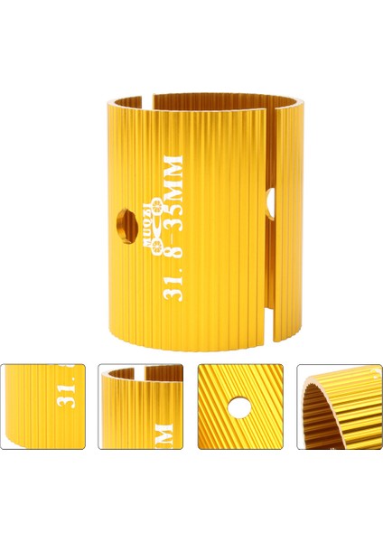 ALTIN4.1X3.18CM Tarzı Alüminyum Alaşım Bisiklet Gidon Shimleri Mot Bisiklet Parçaları Egzersiz Aksesuarları Se (Yurt Dışından)