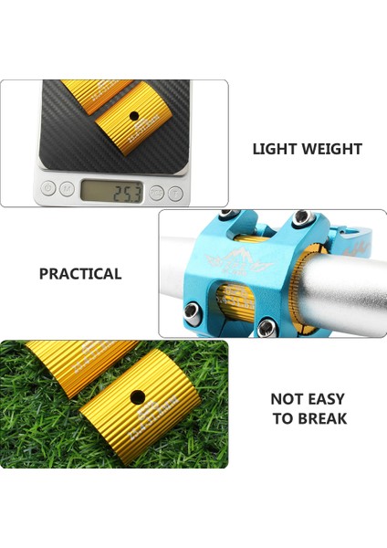 ALTIN4.1X3.18CM Tarzı Alüminyum Alaşım Bisiklet Gidon Shimleri Mot Bisiklet Parçaları Egzersiz Aksesuarları Se (Yurt Dışından) fırsatları