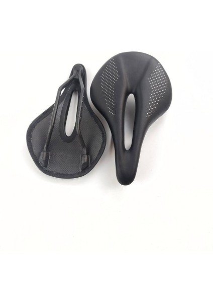 143 mm Mat Stil 2021 Yeni Pu+Karbon Fiber Sele Yol Mtb Dağ Bisikleti Bisiklet Sele Erkek Bisiklet Sele Patika Konfor Yarış Koltuğu (Yurt Dışından)