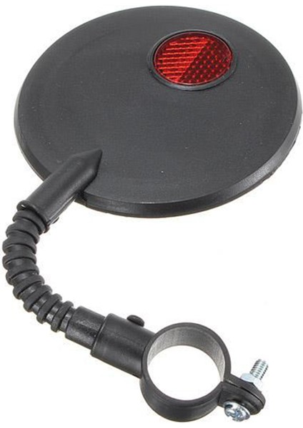 SIYAH1PCS Tarzı 1 Adet Bisiklet Arka Görüş Aynası Bisiklet Direksiyon Ucu Arka Görüş Aynası 360 Derece Reflektif Güvenli Ayarlanabilir Cam Bisiklet Arka Görünüm (Yurt Dışından)