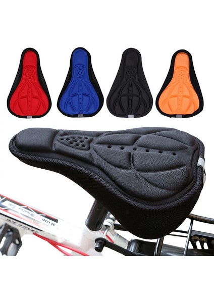 A-Turuncu Tarzı Dağ Bisikleti 3D Yastık Kılıfı Bisiklet Yastık Bisiklet Kalınlaştırılmış Silikon Sünger Yastık Yumuşak Sele Ekipman Aksesuarları Oturma Yeri (Yurt Dışından) indirimleri