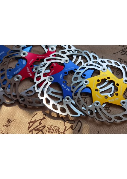 160MM Altın Tarzı Yeni Fren Diski Pedleri mm Bisiklet Fren Diskleri Mtb Soğutma Float Disk Fren Bisiklet Aksesuarları Float Fren Disk Pedleri (Yurt Dışından)
